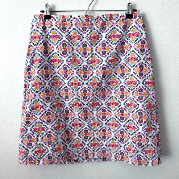 Boden womans 100% cotton diamond pattern skirt - Picture 1 of 7